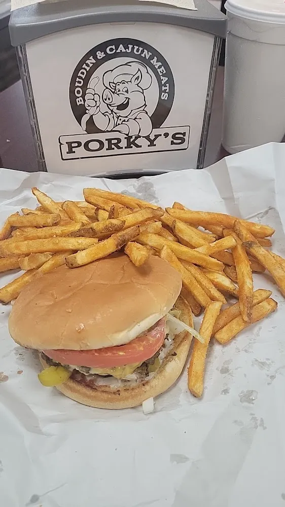 1 4 Cheeseburger Cajun Fries