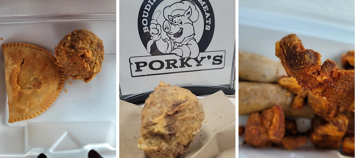 Porky's Menu