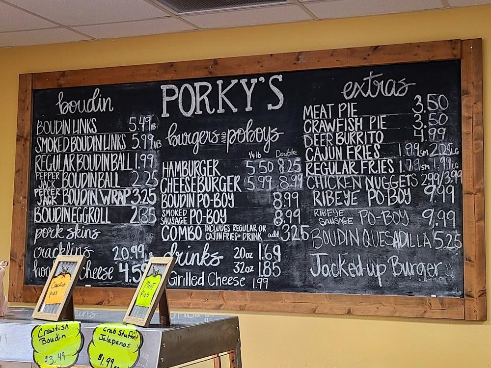 Porky's Menu image 1